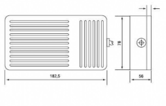 CFS-01 PLASTİK GÖVDELİ AYAK PEDALI