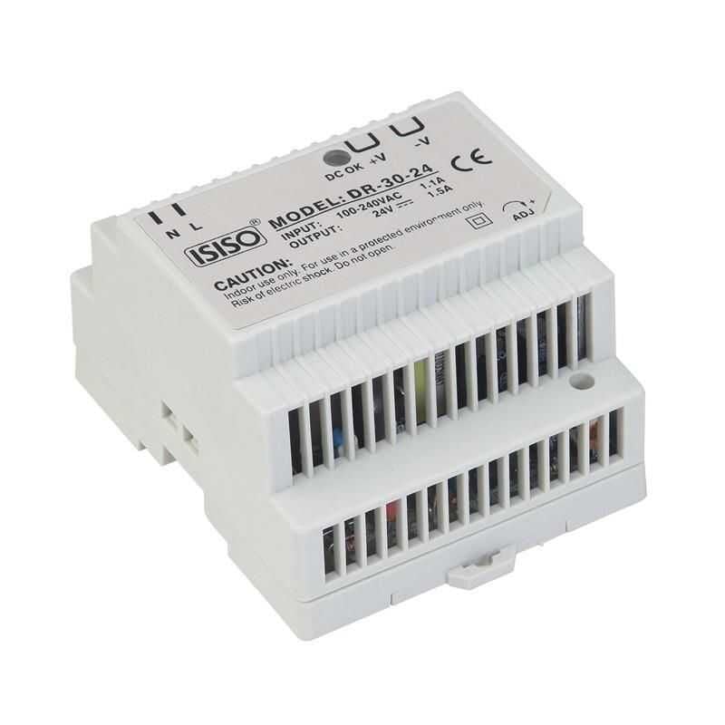 IHDR-30-24 - 30W 24VDC 1.5A Raya Montajlı Güç Kaynağı