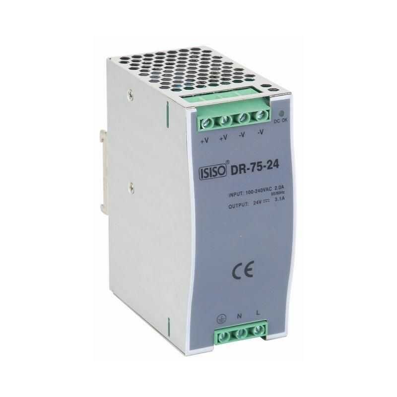 IDR-75-12 - 75W 12VDC 6.3A Raya Montajlı Güç Kaynağı