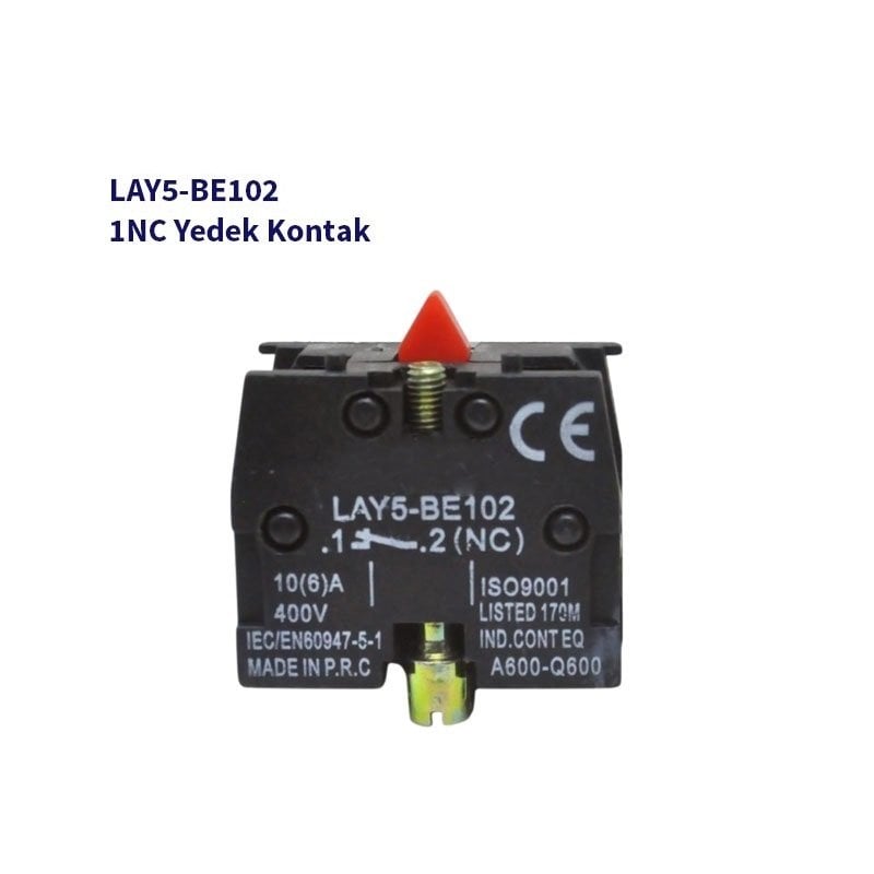 LAY5-BE102 İLAVE KONTAK STOP