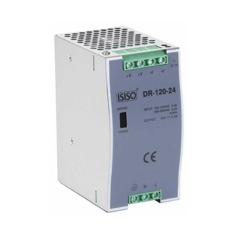 IDR-120-24 - 120W 24VDC 5A Raya Montajlı Güç Kaynağı