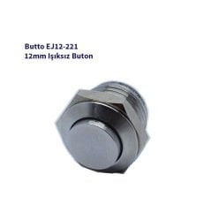 J12-321 12 mm IŞIKSIZ ÇIKIK KAFA KALICI BUTON