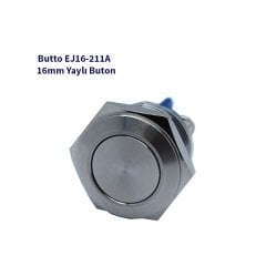 J16-312 16 mm IŞIKSIZ DÜZ KAFA KALICI BUTON