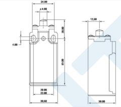CLS-101 DOĞRUSAL PİM LİMİT SWİTCH SİVİÇ ANAHTAR