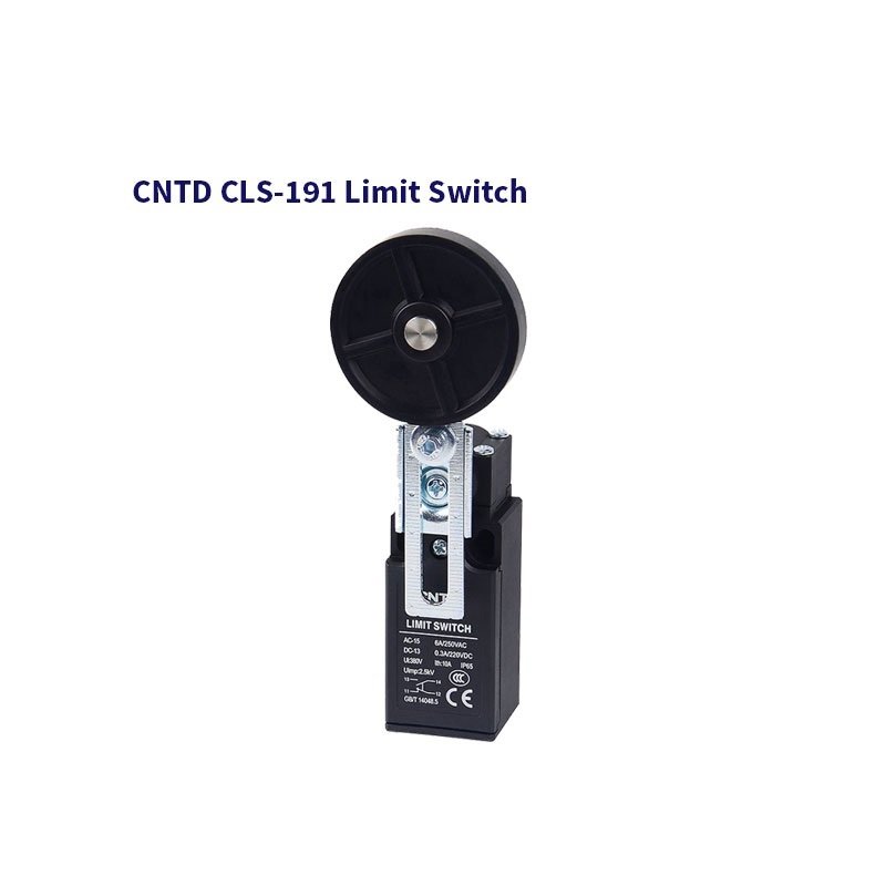 CLS-191A AÇISAL AYARLI KOL 50mm KAUÇUK AY MAKARA LİMİT SWİTCH SİVİÇ ANAHTAR