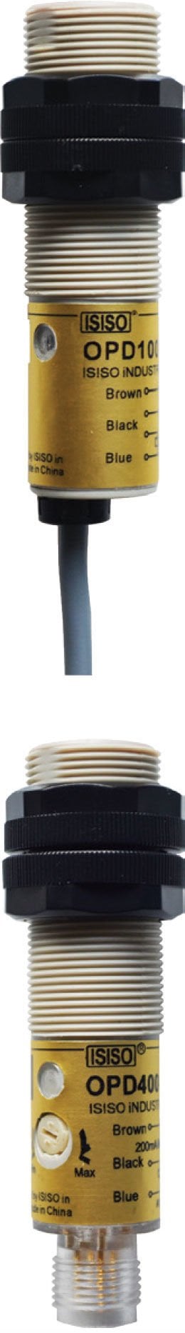 Isıso OMD200-M12-A2 Metal Gövdeli Cisimden Yansımalı Fotosel